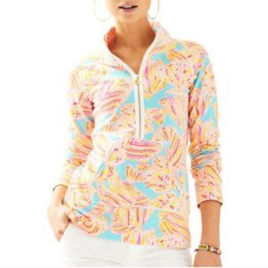 Lilly Pulitzer Skipper Popover in Breakwater Blue Tini Bikini size Medium NWT